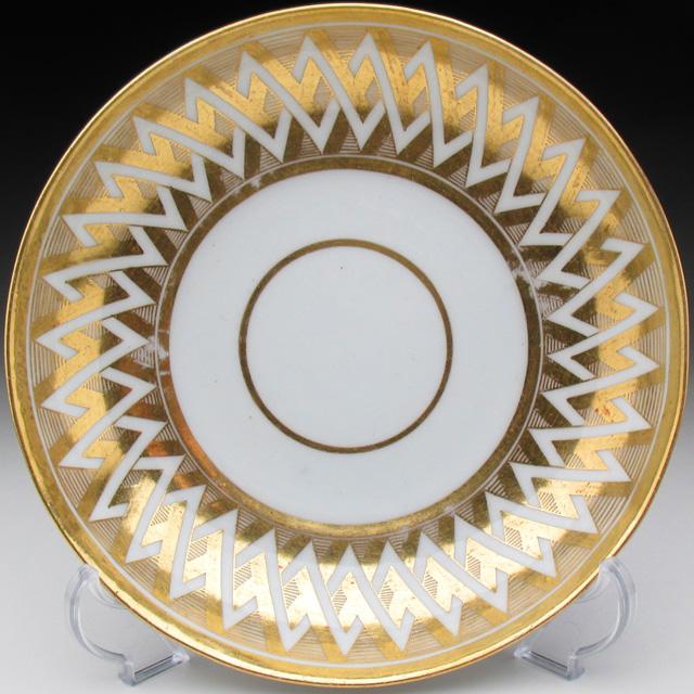 ROYAL WORCESTER ウースター 金彩幾何学文 カップ＆ソーサー 