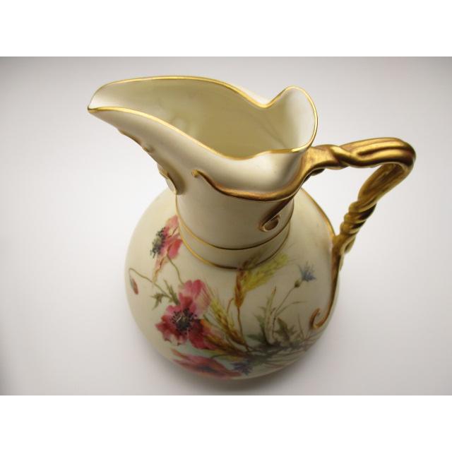 ロイヤルウースター 1906年 ブラッシュアイボリー金彩 ポプリポット ロイヤルウースター 1906年 ブラッシュアイボリー金彩 ポプリポット