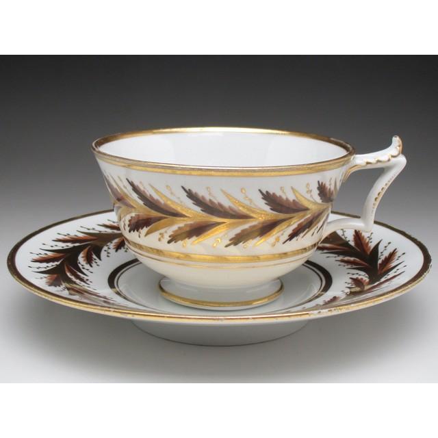 ウースター 金彩麦文 カップ＆ソーサー アンティーク 1813年 : wo060  