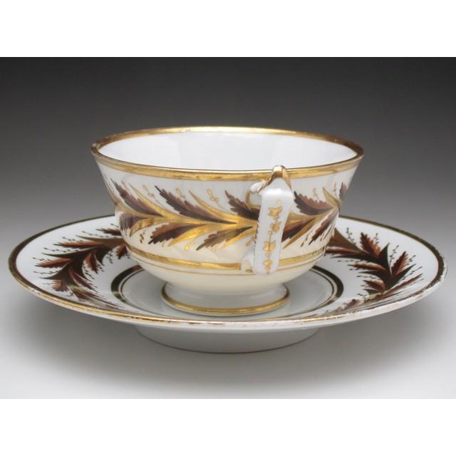 ROYAL WORCESTER ウースター 金彩麦文 カップ＆ソーサー アンティーク 