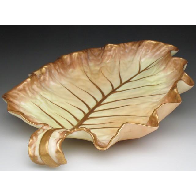 ロイヤルウースター 落葉型 ボウル トレイ オブジェ 30cm アンティーク  