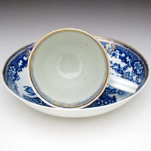 ROYAL WORCESTER ウースター 初期 藍染付 Batパターン ティー ROYAL WORCESTER ウースター 初期 藍染付 Batパターン ティー