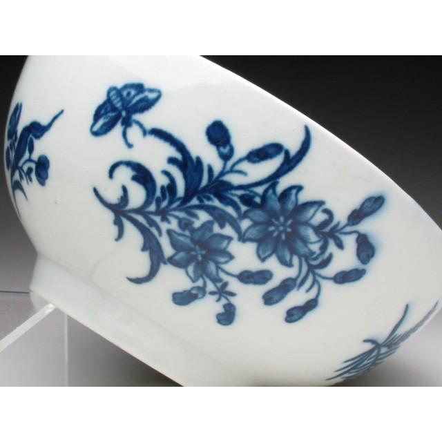 ウースター 初期 Three Flowersパターン 染付ボウル スロップボウル