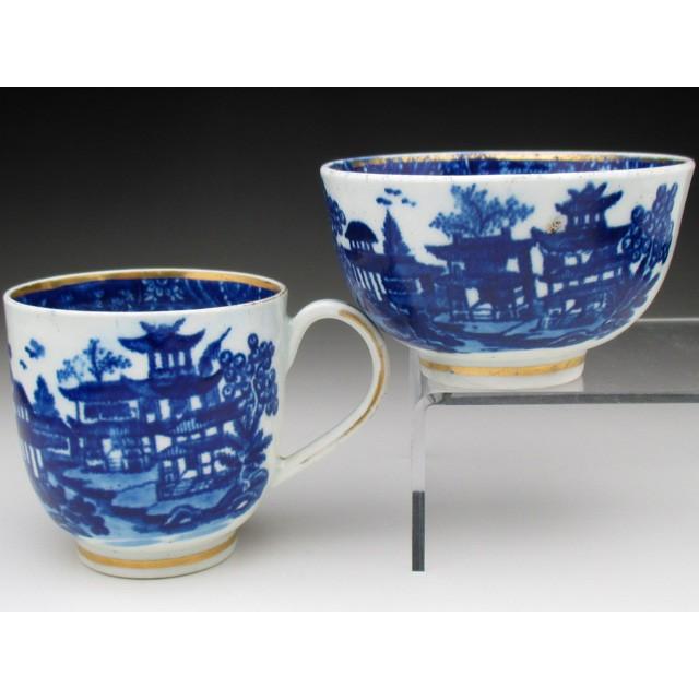 ROYAL WORCESTER ウースター 初期 藍染付東洋風景絵 ティー ROYAL WORCESTER ウースター 初期 藍染付東洋風景絵 ティー