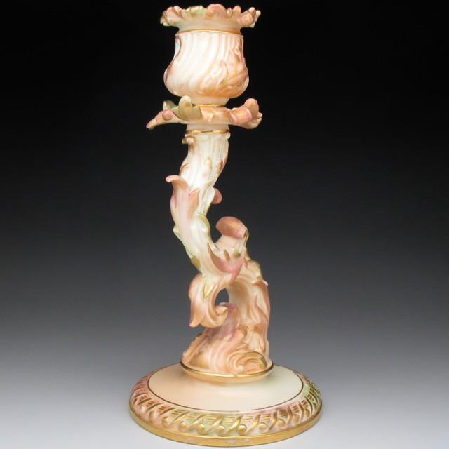 ロイヤルウースター 造形花 キャンドルスタンド 燭台 オブジェ