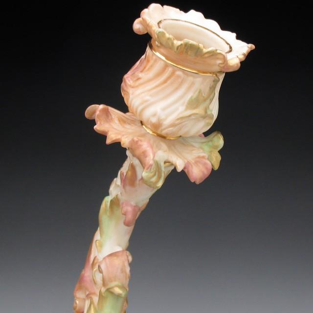 ロイヤルウースター 造形花 キャンドルスタンド 燭台 オブジェ