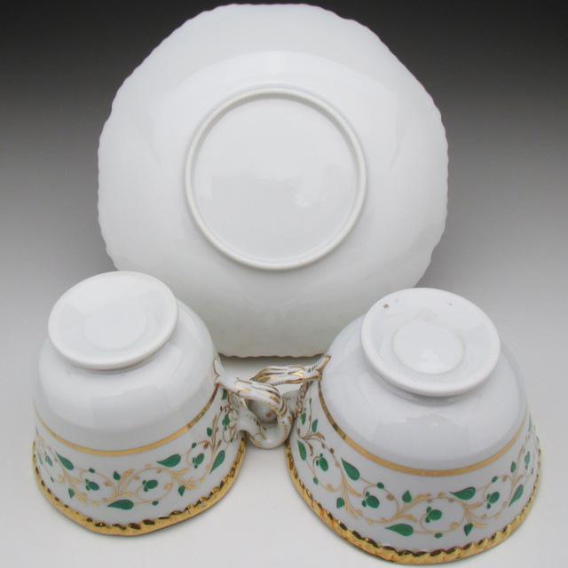 ROYAL WORCESTER ウースター 金彩唐草文 トリオ ティー＆コーヒー 