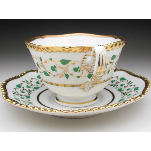ROYAL WORCESTER ウースター 金彩唐草文 トリオ ティー＆コーヒー 