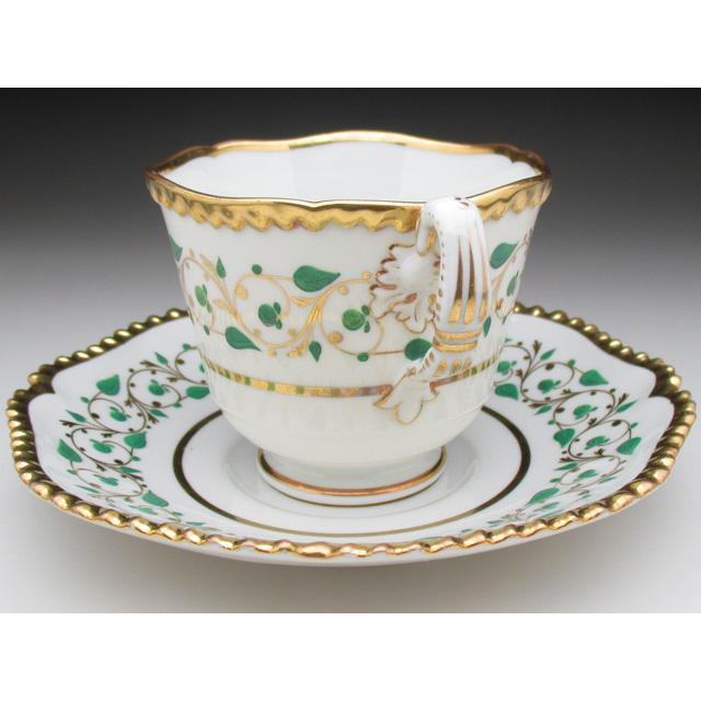 ROYAL WORCESTER ウースター 金彩唐草文 トリオ ティー＆コーヒー 