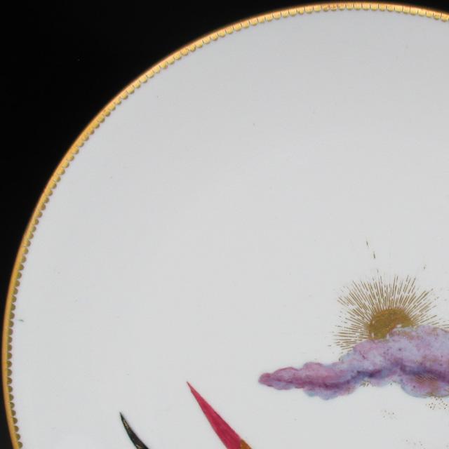 ロイヤルウースター 燕絵 プレート 23cm アンティーク 1874年 
