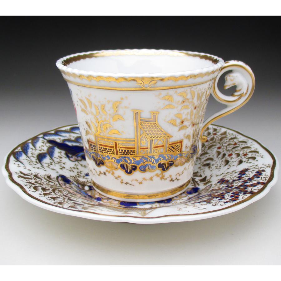 ROYAL WORCESTER チェンバレン・ウースター 東洋風人物風景絵 カップ