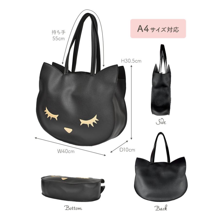 flapper_bags トートバッグ レディース A4 おすましプーちゃん 猫 ねこ