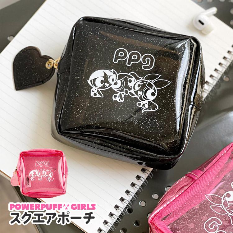 flapper_bags パワーパフガールズ ポーチ 小物入れ ミニポーチ クリア