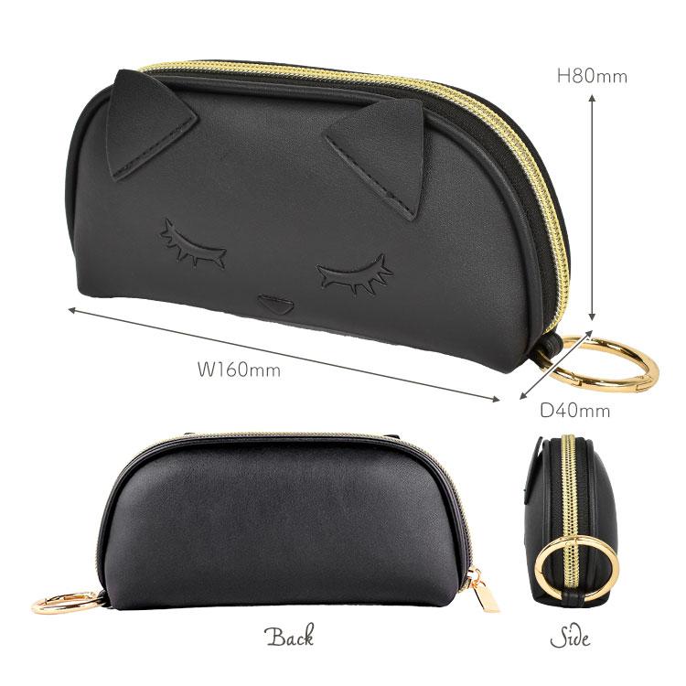 flapper_bags メガネケース かわいい 猫 ねこ おすましプーちゃん 眼鏡