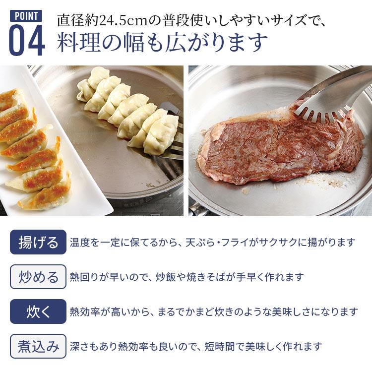 Vita Craft（ビタクラフト） フライパン 蓋付き 24cm ファイブ