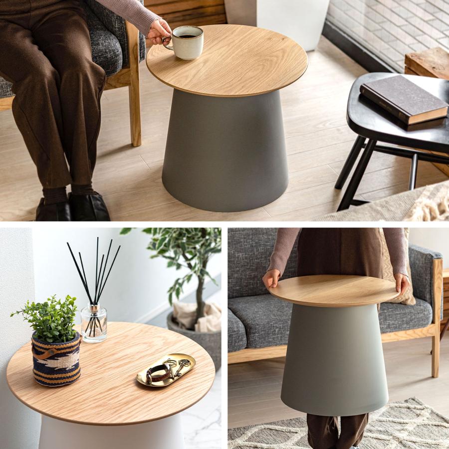 VILLEY テーブル ラウンドローテーブル アウトドア丸テーブル Amazon