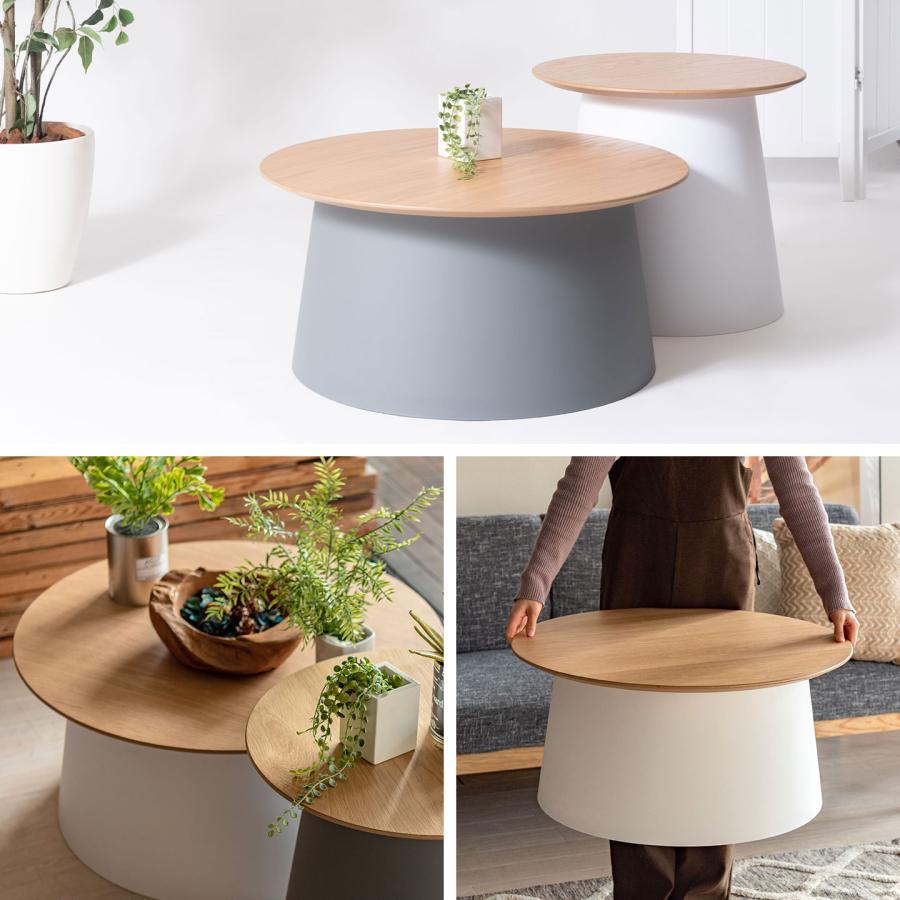 東谷 テーブル ラウンドテーブル Lサイズ 丸 天然木 丸テーブル PT-991