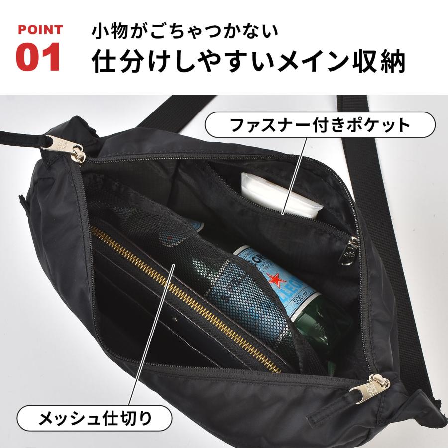 BEN DAVIS ショルダーバッグ レディース メンズ 斜めがけ 大人 軽量 ナイロン 横型 スリム ペットボトル収納可 ベンデイビス | BEN DAVIS | 04