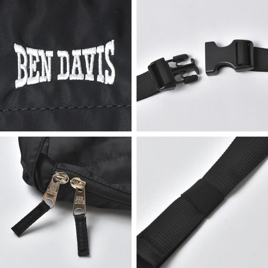 BEN DAVIS ショルダーバッグ レディース メンズ 斜めがけ 大人 軽量 ナイロン 横型 スリム ペットボトル収納可 ベンデイビス | BEN DAVIS | 10