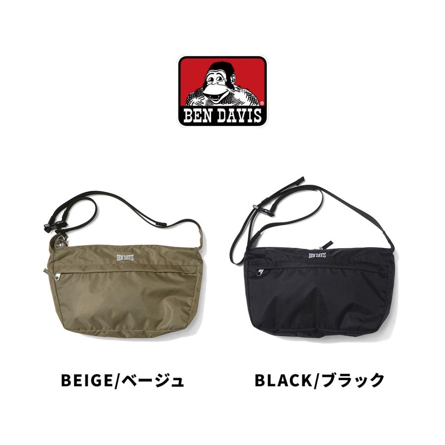 BEN DAVIS ショルダーバッグ レディース メンズ 斜めがけ 大人 軽量 ナイロン 横型 スリム ペットボトル収納可 ベンデイビス | BEN DAVIS | 11