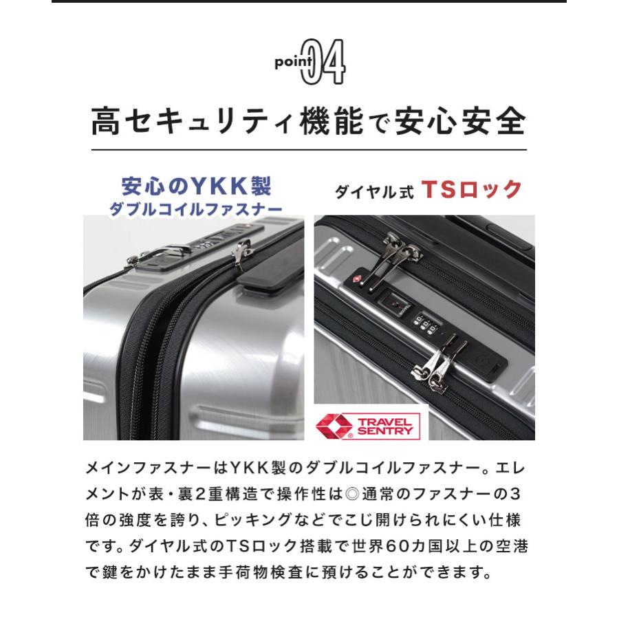 INTER CITY キャリーケース BERMAS 60524 機内持ち込み フロント
