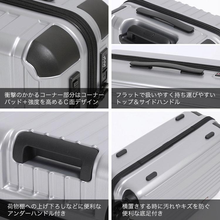 BERMAS スーツケース バーマス 57L Mサイズ 中型 ヘリテージ3 60541 ファスナータイプ TSロック 大容量 3泊 4泊_15