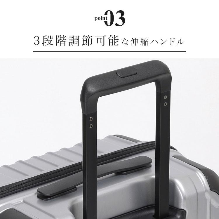 BERMAS スーツケース バーマス 57L Mサイズ 中型 ヘリテージ3 60541 ファスナータイプ TSロック 大容量 3泊 4泊_8