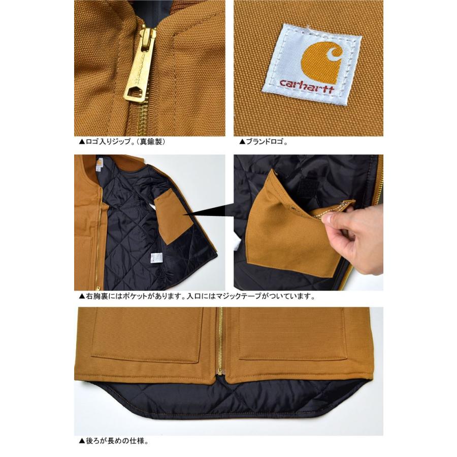 Carhartt（カーハート） ベスト 中綿 メンズ ベスト ベスト ダック