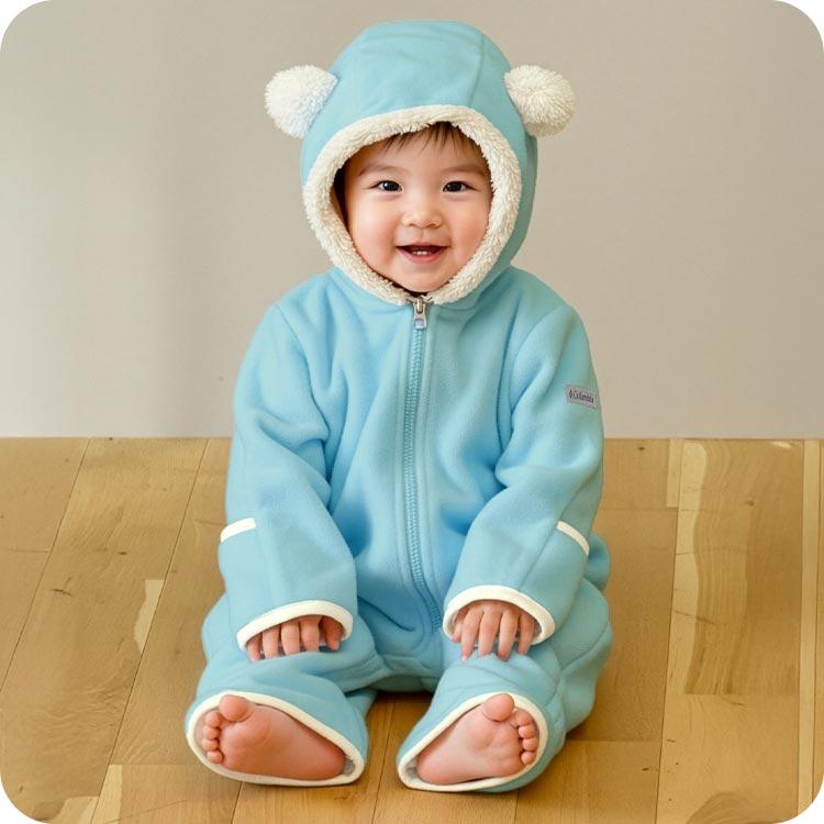 Columbia（コロンビア） ベビー ロンパース 70 80cm 長袖 冬 Columbia