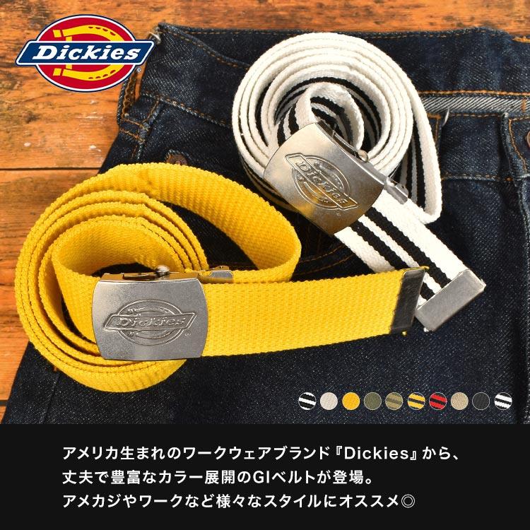 Dickies（ディッキーズ） ベルト メンズ ガチャベルト 大きいサイズ 穴