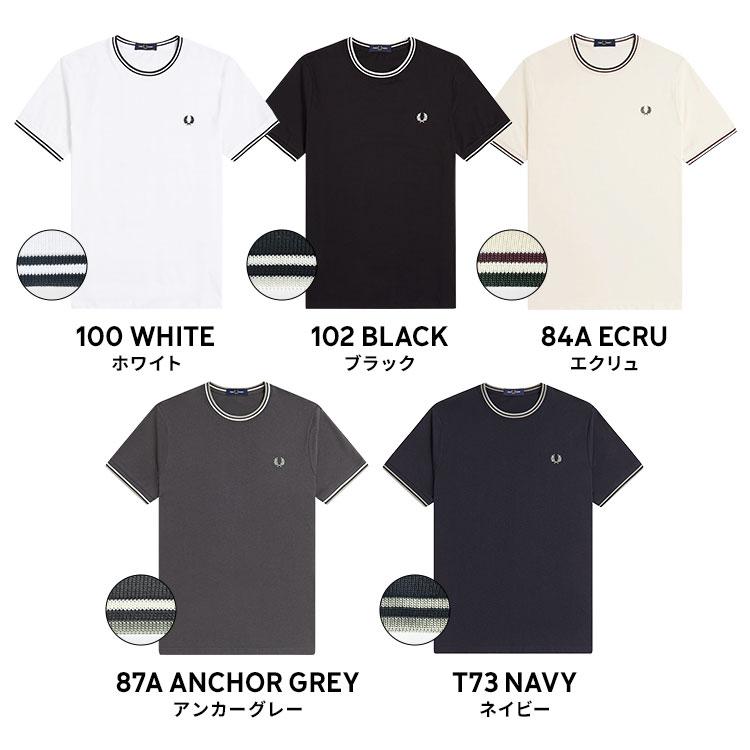 FRED PERRY（フレッドペリー） Tシャツ M1588 Twin Tipped T-Shirt