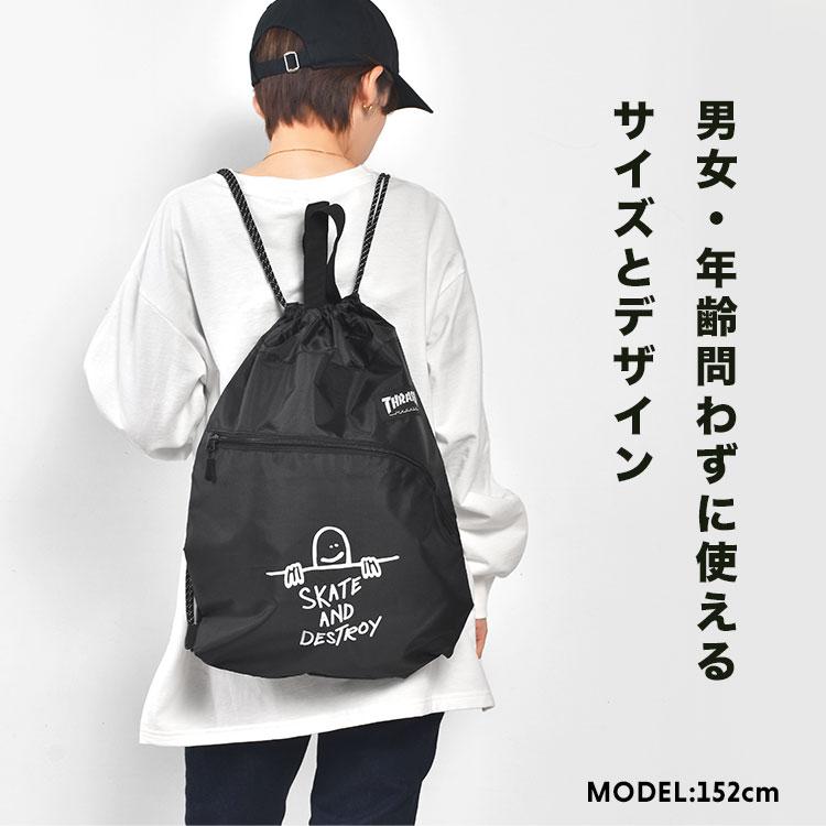 THRASHER（スラッシャー） ナップサック ブランド マークゴンザレス