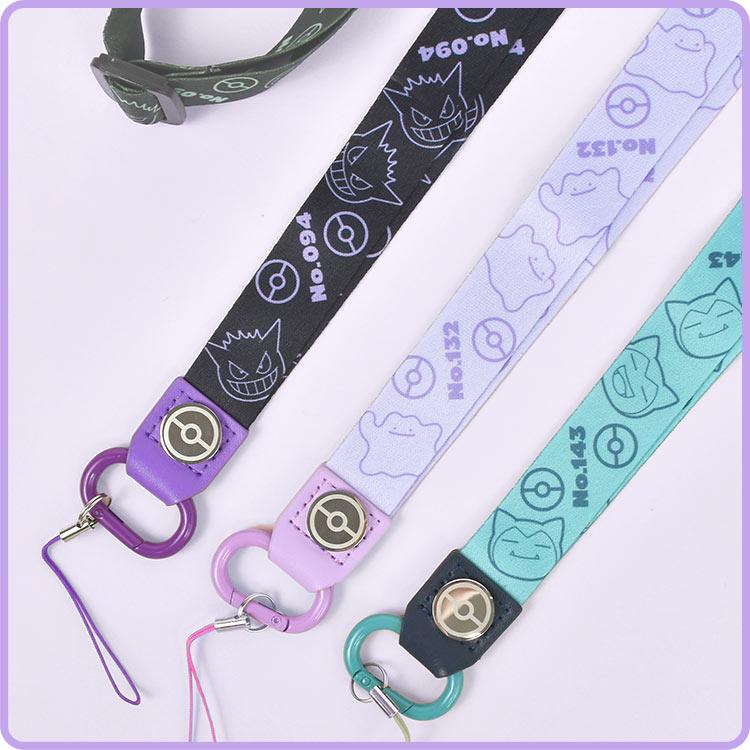 ネックストラップ ポケモン ゲンガー メタモン カビゴン ポッチャマ