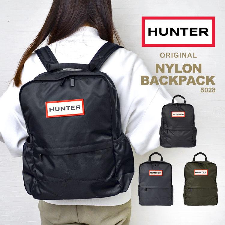 リュック Hunter ハンター リュックサック ブランド 防水 リュックサック デイパック バックパック メンズ おしゃれ Hunter ハンター の リュック Hunter Ubb5028kbm リュック メンズファッション レディース かっこいい Ubb5028kbm ロゴ Hunter Ubb5028kbm Tis
