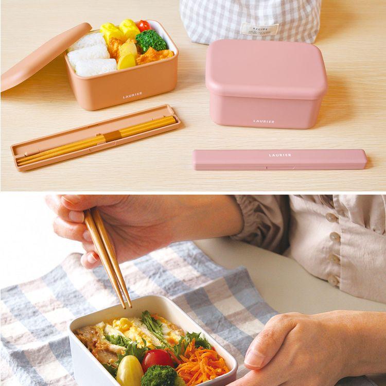 箸箱 セット おしゃれ 日本製 大人用 18cm くすみカラー LAURIER