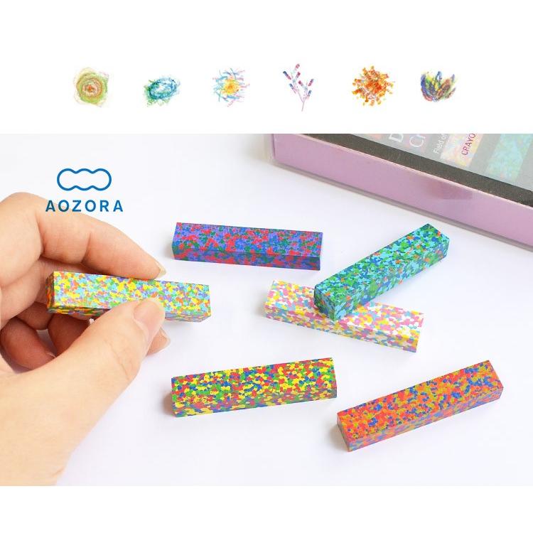 クレヨン 文房具 あおぞら Aozora ドットフラワー おしゃれ かわいい 筆記用具 画材 くれよん 大人 花 贈り物 パステル 6色 Kite Dotflwr Cryn Tis 通販 Yahoo ショッピング