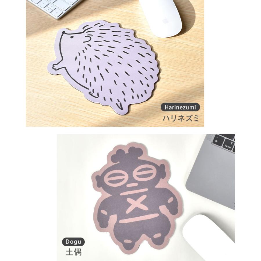 MATOKA（マトカ） マウスパッド 可愛い ねこ ダイカット おしゃれ 土偶