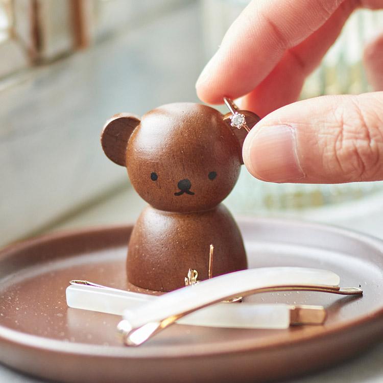 アクセサリースタンド ボリス ミッフィー miffy トレイ ウッド 収納