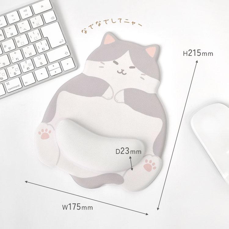 みけねこマウスパッド おなかマウスパッド ねこ ミケ(ねこ ミケ): ステーショナリー | ロフト