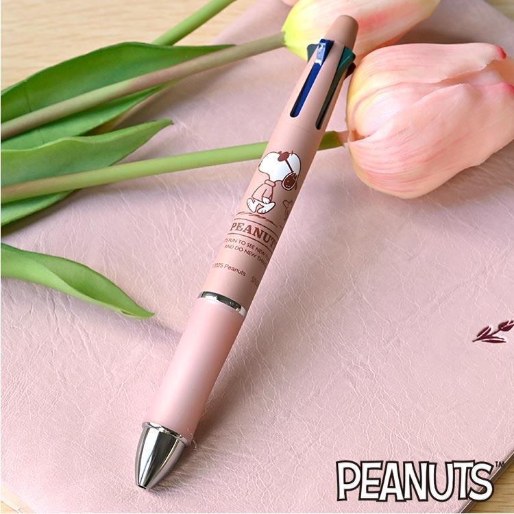 SNOOPY（スヌーピー） ドクターグリップ 4+1 キャラクター 4色