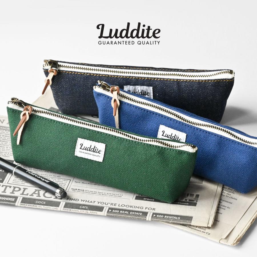 LUDDITE（ラダイト） ペンケース ボートペンケース スリム 岡山デニム