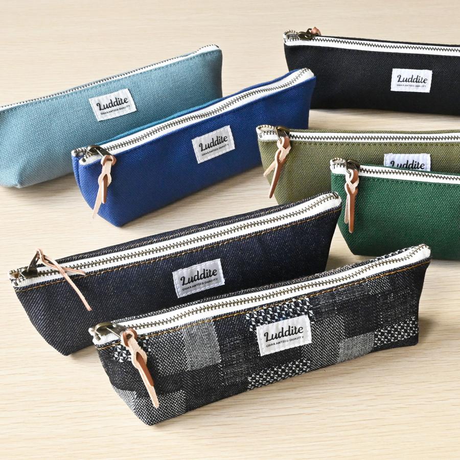 LUDDITE（ラダイト） ペンケース ボートペンケース スリム 岡山デニム