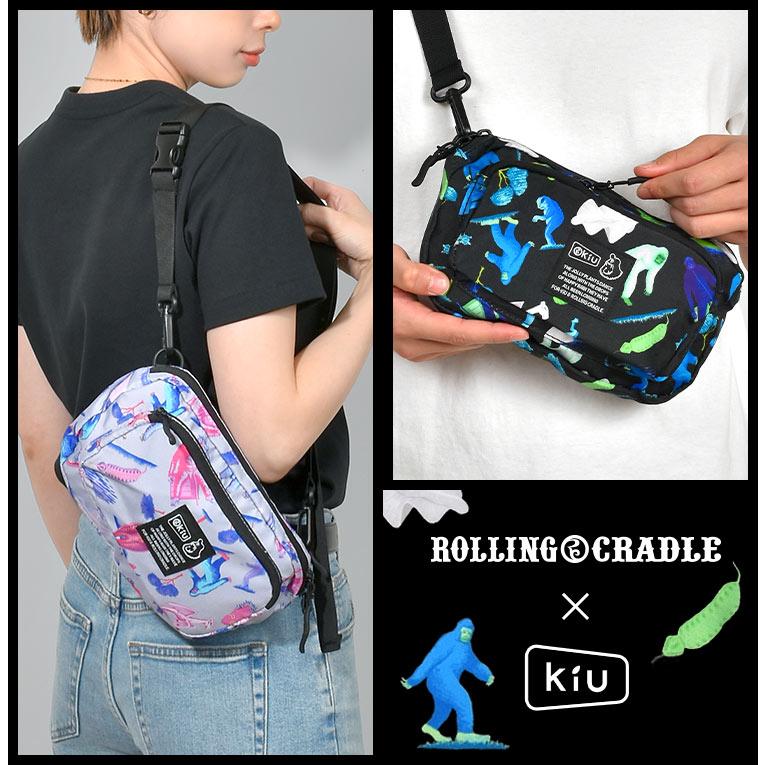 KiU（キウ） 300D フロントポケット ミニ ショルダーバッグ メンズ