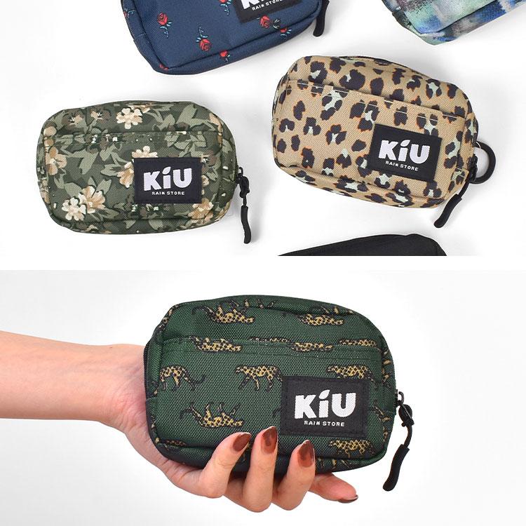 KiU（キウ） ポーチ 小さめ 小物入れ K292 撥水 防水 Dカン コンパクト
