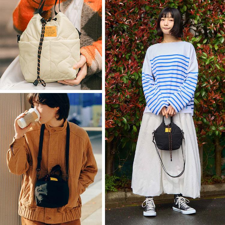 KiU（キウ） ショルダーバッグ レディース 軽量 パデッドポケッタフル