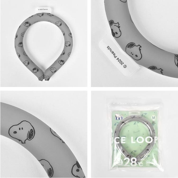 PEANUTS ICE LOOP ネッククーラー Mサイズ 保冷ケース アイスループ スヌーピー ムーミン クールリング ネッククーラー 保冷