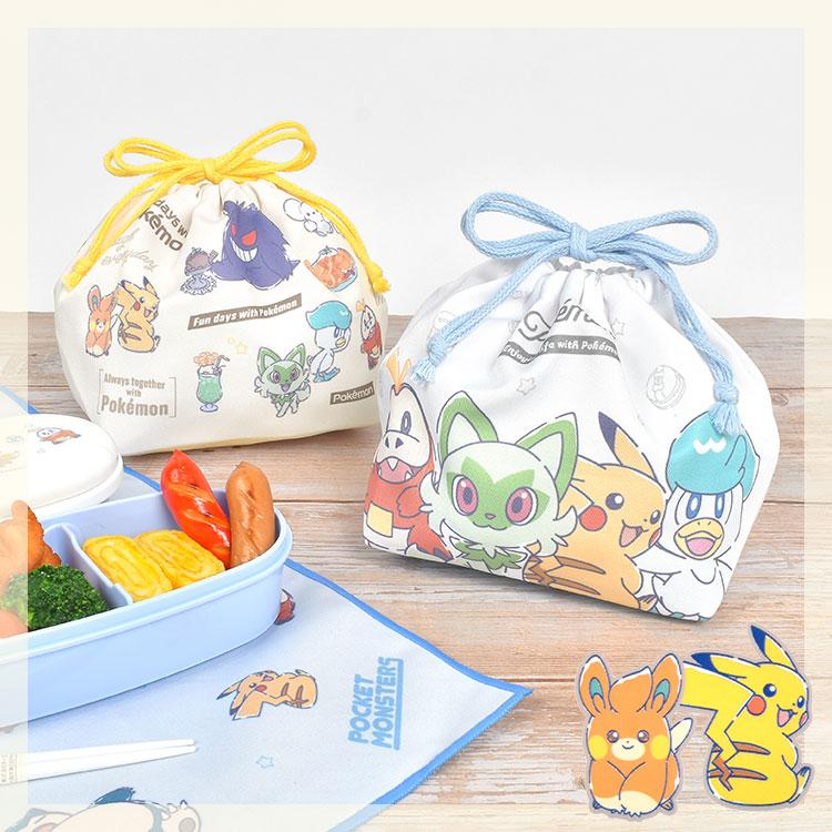Pokemon（ポケモン） ランチ巾着 お弁当袋 女子 男子 幼稚園 小学校