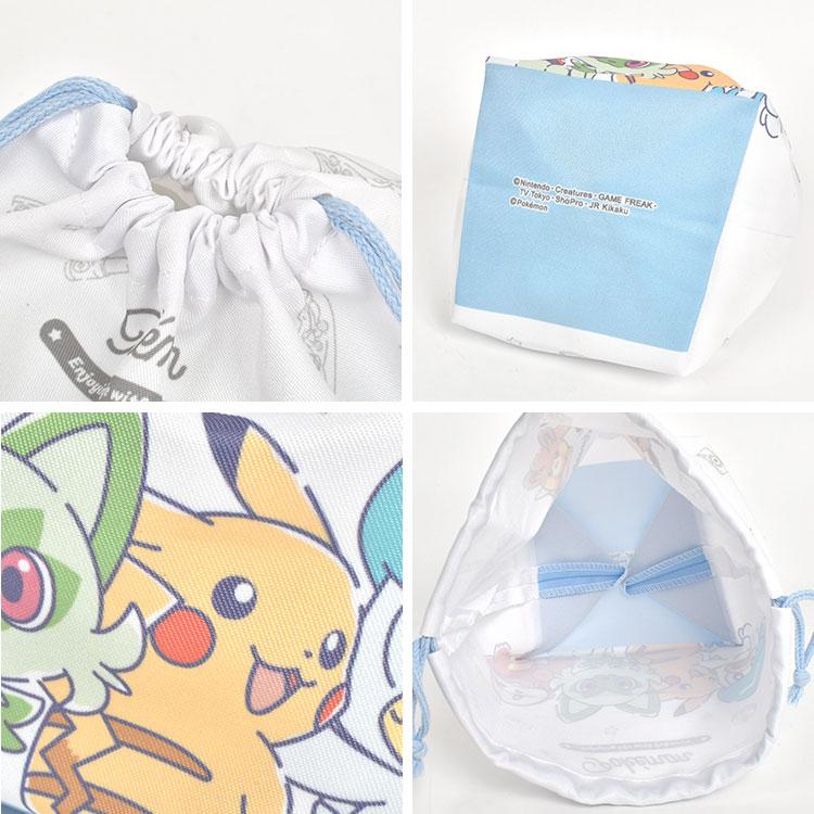 Pokemon（ポケモン） ランチ巾着 お弁当袋 女子 男子 幼稚園 小学校
