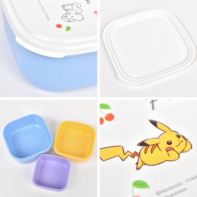 Pokemon（ポケモン） お弁当箱 3個セット シール容器 入れ子 ランチ