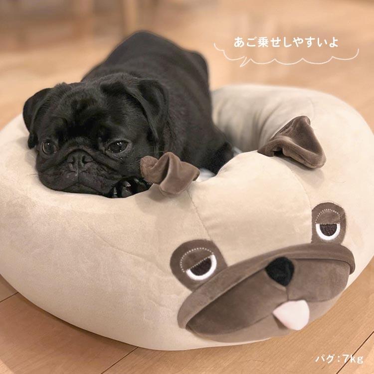 ペット ベッド 夏 小型犬 ふわふわ プレミアムねむねむアニマルズ クール 犬 ひんやり 洗える 猫 グッズ リバーシブル 滑り止め付き | LivHeart | 09